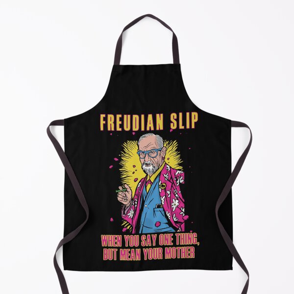 Item preview, Freudian Slip - when you say one thing and mean your mother - Funny | sarcastic Freud Psychology Pun designed and sold by HROC.
