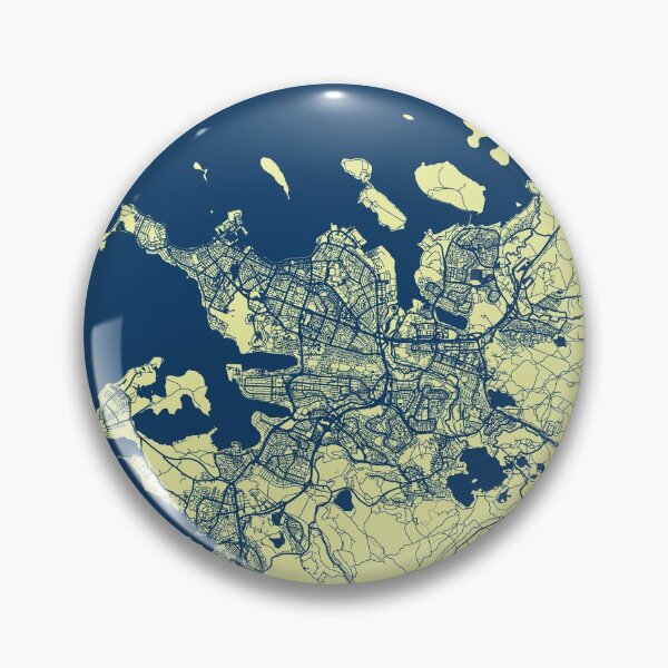 Item preview, Reykjavik Street Map Art Blue Yellow Iceland Europe designed and sold by cashewdays.