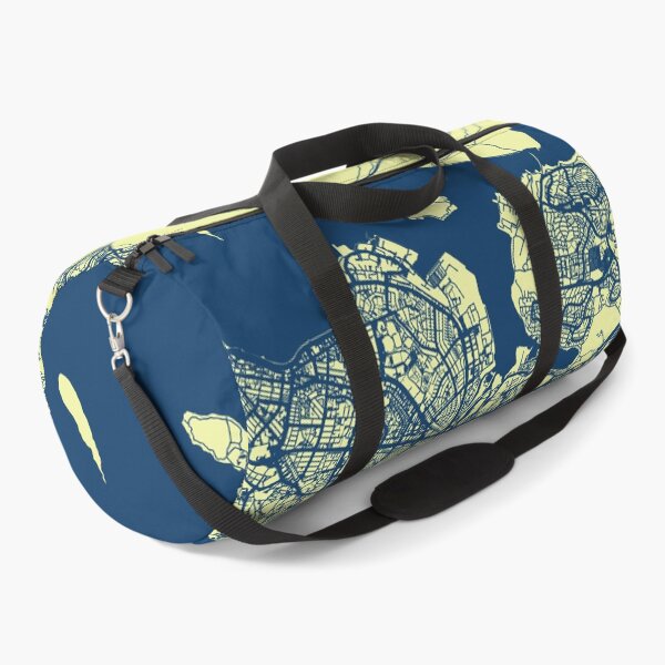 Item preview, Reykjavik Street Map Art Blue Yellow Iceland Europe designed and sold by cashewdays.