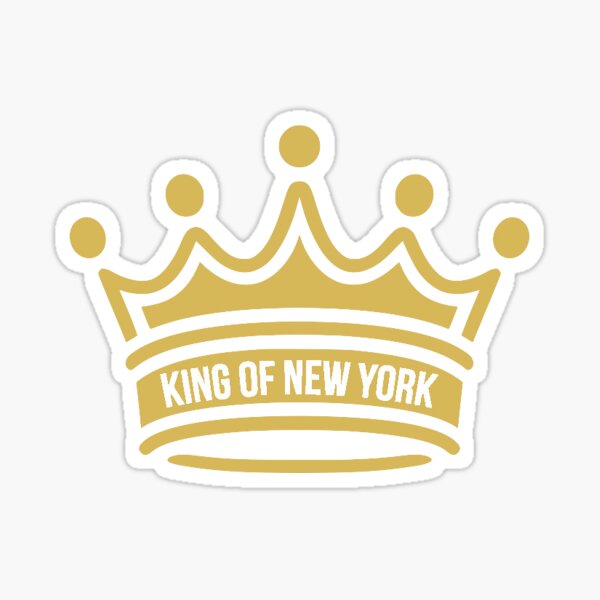 Newsies King of New York Crown Sticker