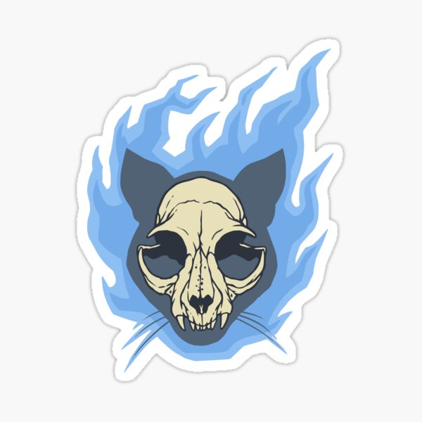 Feline Spirit Sticker Sticker