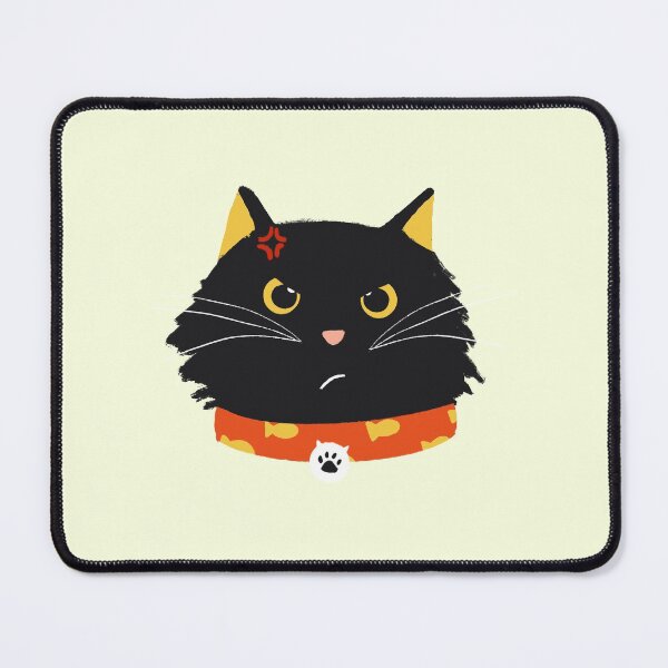 Item preview, Cute Angry Black Cat designed and sold by ardhemis.