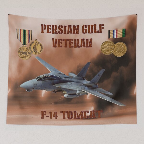 Item preview, F-14 Tomcat Persian Gulf War Veteran designed and sold by Mil Merchant.