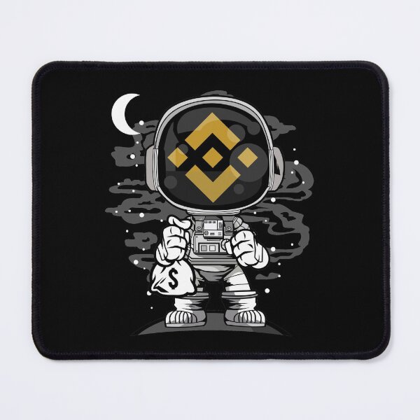 Item preview, Astronaut Binance BNB Coin To The Moon Crypto Token Cryptocurrency Blockchain Wallet designed and sold by AriellaGross.
