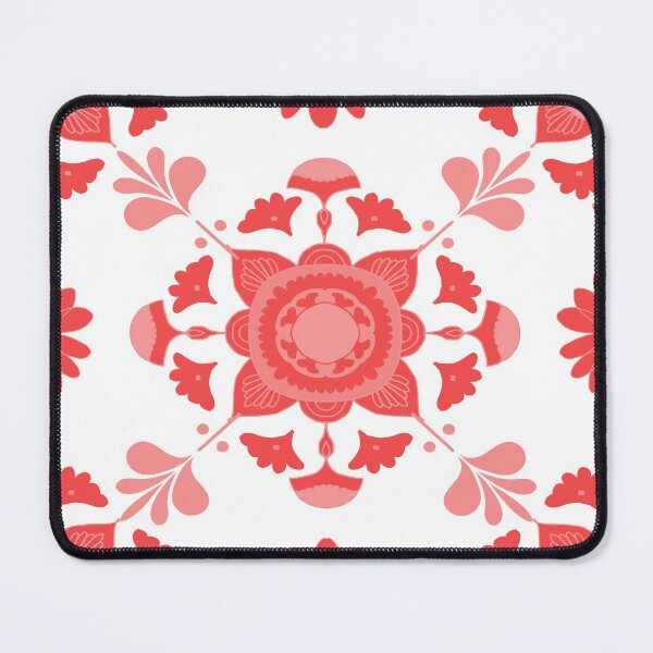 Item preview, Winter Chinoiserie Floral in Red and White designed and sold by AlteredAtelier.
