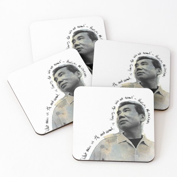 Item preview, “What makes us the most normal, is knowing that we’re not normal” - Haruki Murakami designed and sold by Shawn Berry.