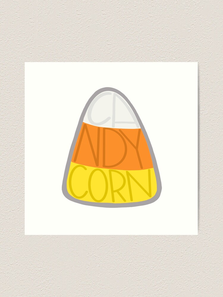 Blue Candy Corn Art Board Print for Sale by CalamityHA