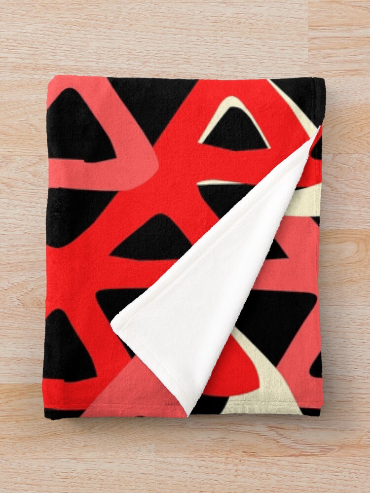 Thumbnail 3 of 6, Throw Blanket, Bull Pattern designed and sold by SimpleLee.