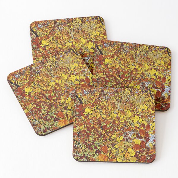 Item preview, Autumn leaves color print designed and sold by artdragongift 15.