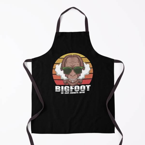 Item preview, Bigfoot Eat Sleep Cigarette Repeat funny gift for adults who smoke and love Bigfoot designed and sold by BRtisticDesigns.