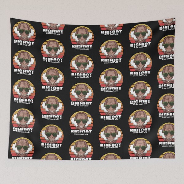 Item preview, Bigfoot Eat Sleep Cigarette Repeat funny gift for adults who smoke and love Bigfoot designed and sold by BRtisticDesigns.