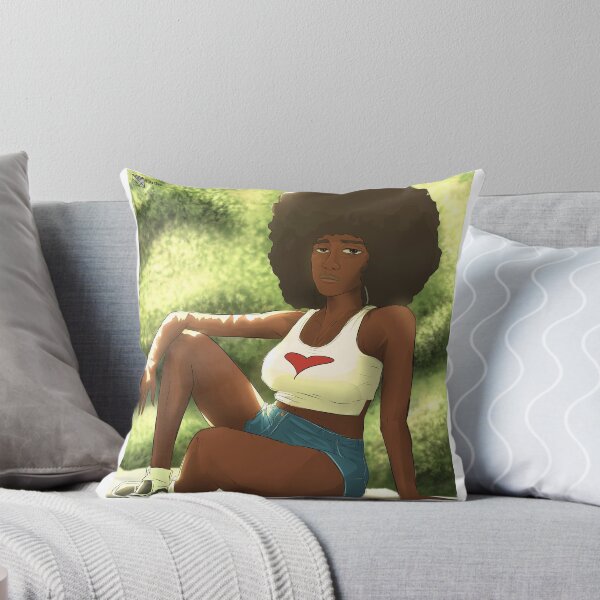 Item preview, Black woman with afro stickers designed and sold by Youzho.