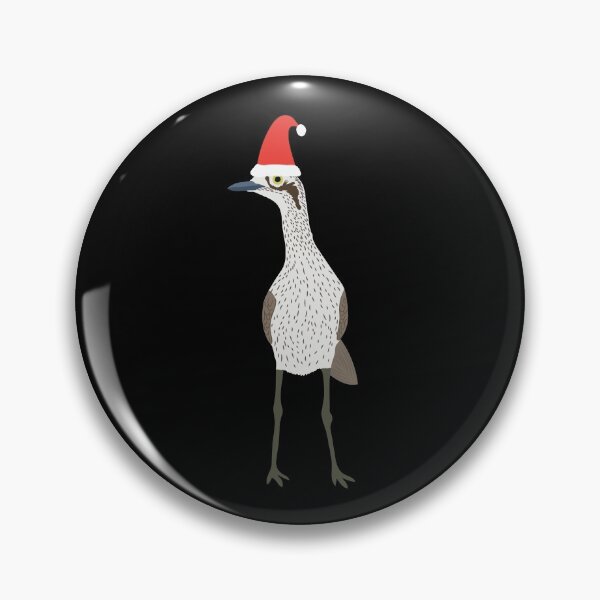 Item preview, Christmas Bush Stone-Curlew on Black designed and sold by Digitaldingo.