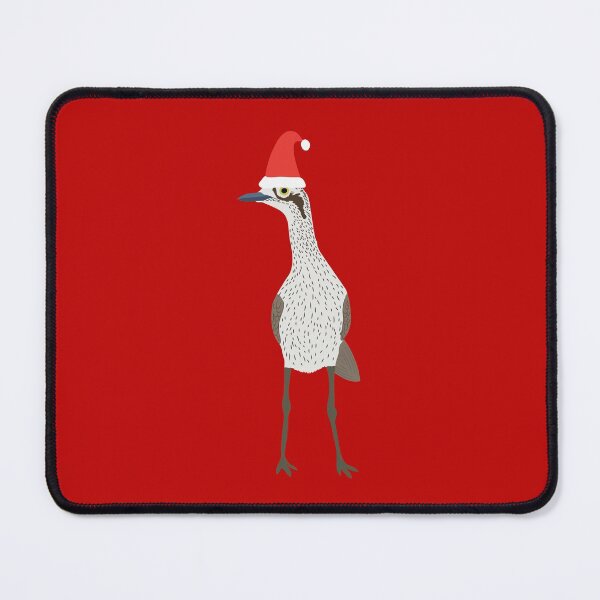 Item preview, Christmas Bush Stone-Curlew on Red designed and sold by Digitaldingo.