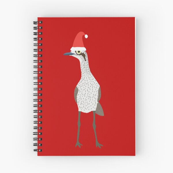 Item preview, Christmas Bush Stone-Curlew on Red designed and sold by Digitaldingo.