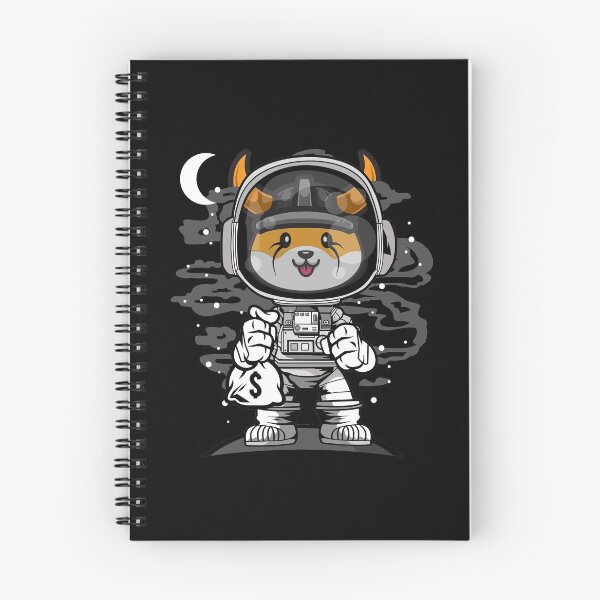 Artikelvorschau, Astronaut Floki Inu Coin To The Moon Crypto Token Floki Army Cryptocurrency Blockchain Wallet entworfen und verkauft von AriellaGross.