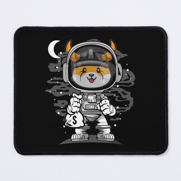 Item preview, Astronaut Floki Inu Coin To The Moon Crypto Token Floki Army Cryptocurrency Blockchain Wallet designed and sold by AriellaGross.