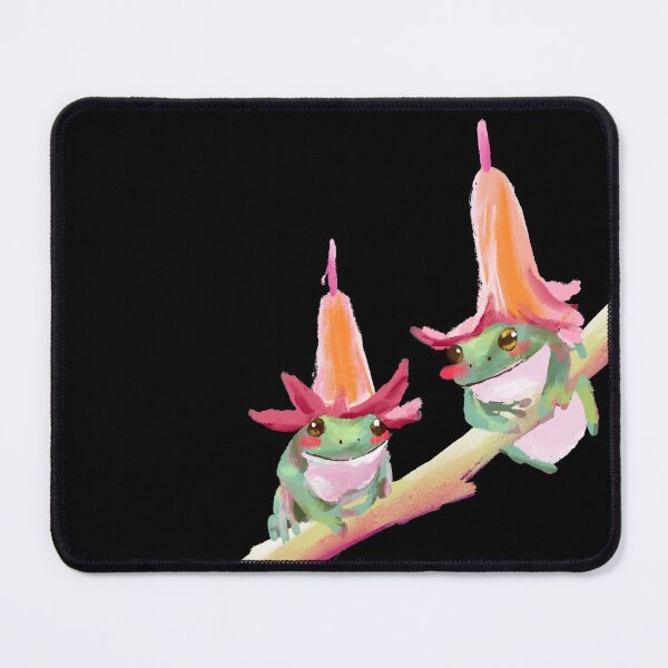 Item preview, Cute Matching Flower Hat Frogs designed and sold by ardhemis.