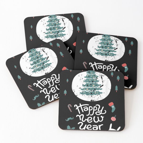 Item preview, Happy new year christmas tree and decorations  designed and sold by EddyAbram.