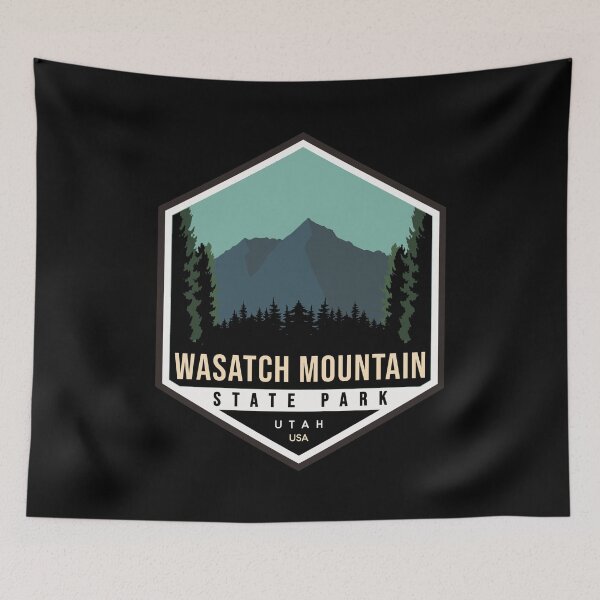 Item preview, Retro Wasatch Mountain State Park Utah designed and sold by Friday NightCo.