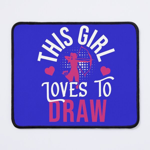 Item preview, Archery This Girl Loves To Draw designed and sold by Shellbelle44.