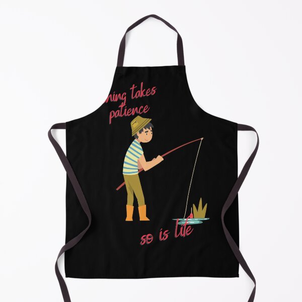 Item preview, fishing takes patience, so is life designed and sold by MALIKDESAINART.