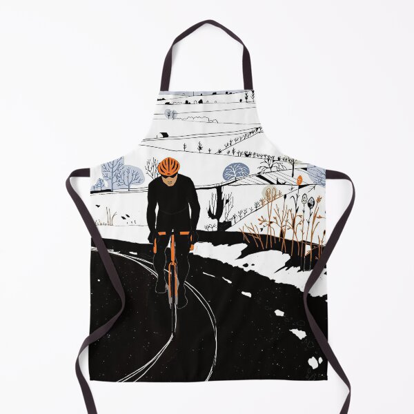 Item preview, Cyclist In Black Suit Illustration designed and sold by AverilArt.