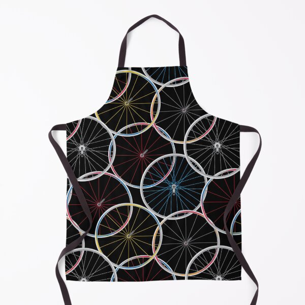 Item preview, Cycling Wheels On Black Background  designed and sold by AverilArt.