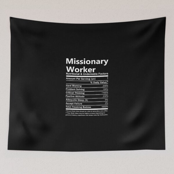 Artikelvorschau, Missionarsarbeiter-T-Shirt - Ernährungs- und unbestreitbare Faktoren Geschenkartikel Tee entworfen und verkauft von oslandefren.
