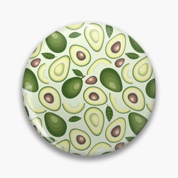 Item preview, Seamless vector of green avocado designed and sold by AverilArt.