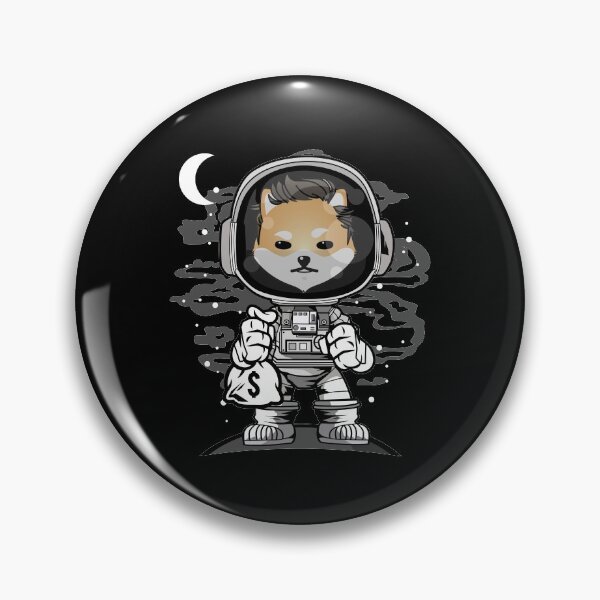 Item preview, Astronaut Dogelon Mars ELON Coin To The Moon Crypto Token Cryptocurrency Blockchain Wallet designed and sold by AriellaGross.