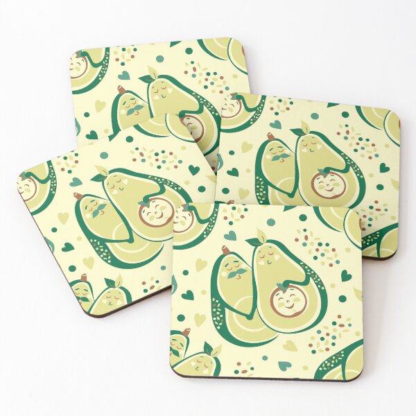 Item preview, Happy family of avocados designed and sold by AverilArt.