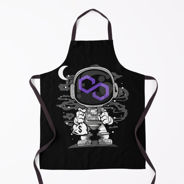 Item preview, Astronaut Polygon Matic Coin To The Moon Crypto Token Cryptocurrency Blockchain Wallet designed and sold by AriellaGross.