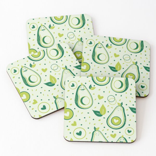 Item preview, Smiling avocado halves designed and sold by AverilArt.