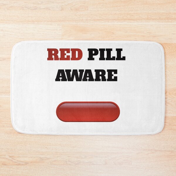 Item preview, RED PILL AWARE designed and sold by FunTextArt.