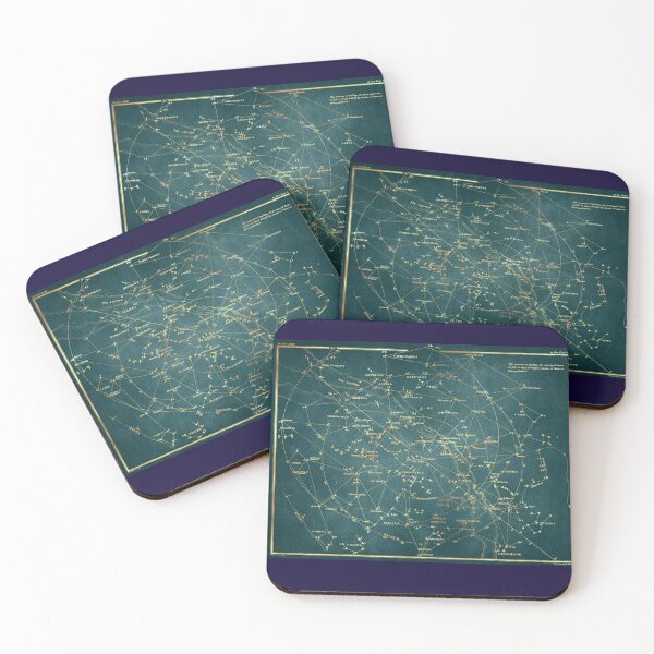 Item preview, Gilded Star Map designed and sold by Pinkmagenta.
