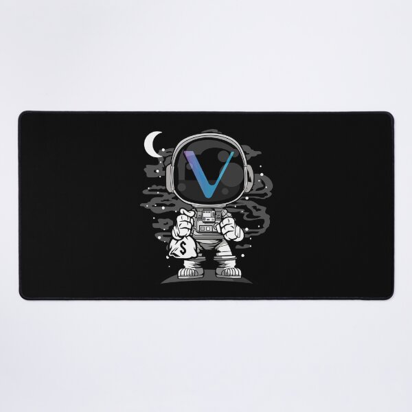 Item preview, Astronaut Vechain VET Coin To The Moon Crypto Token Cryptocurrency Blockchain Wallet designed and sold by AriellaGross.