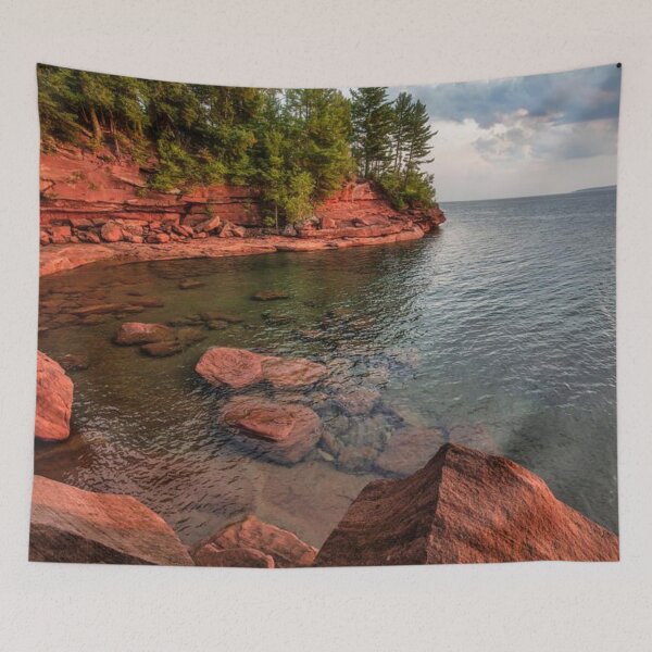 Item preview, Sandstone Cove Lake Superior USA designed and sold by Maddie4Real.