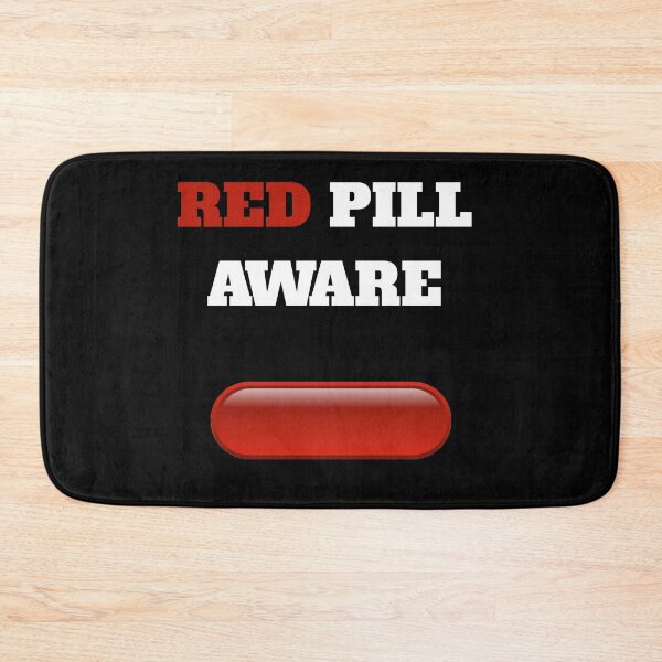 Item preview, RED PILL AWARE designed and sold by FunTextArt.