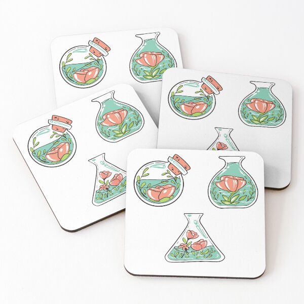 Item preview, Bottled flowers stickers designed and sold by Valher89.