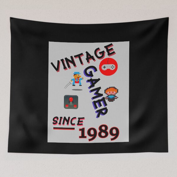 Item preview, Vintage Gamer Since 1989 designed and sold by KathteeDesign.