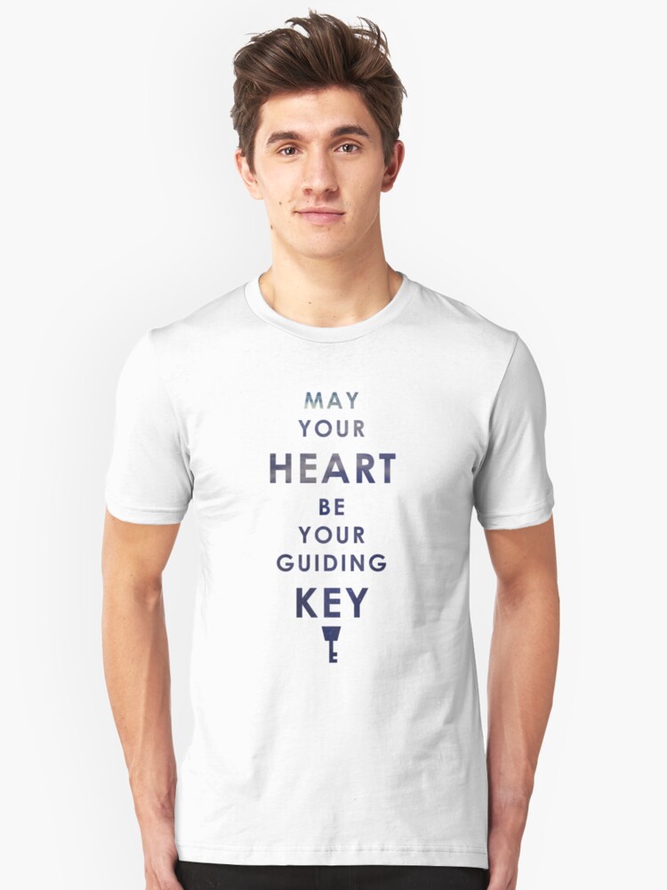 May Your Heart Be Your Guiding Key T Shirt By Gysahlgreens