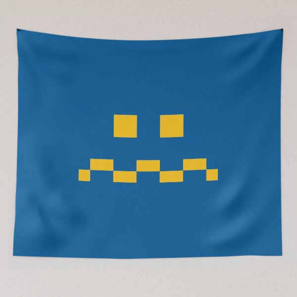 Item preview, Retro Arcade Game Scared Ghost Costume - Yellow over Dodger Blue designed and sold by johnta17.