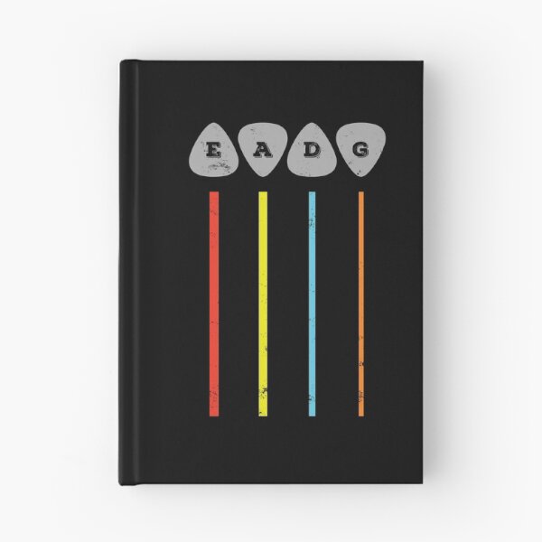 Item preview, EADG Bass Strings Guitar Picks Colorful Theme designed and sold by nightsworthy.