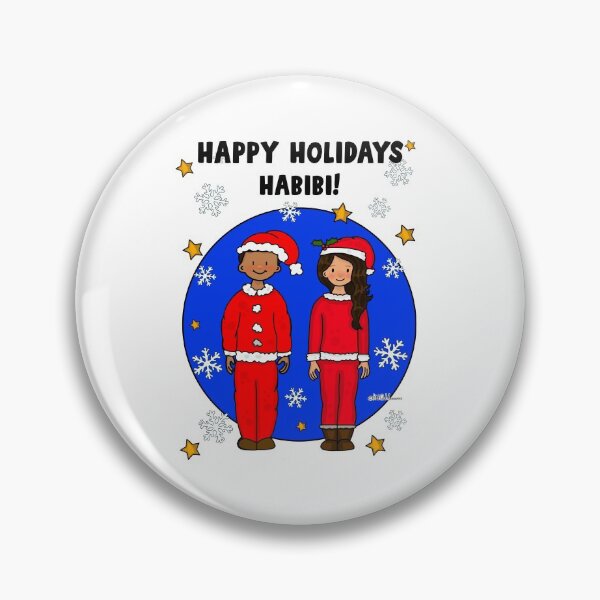 Item preview, Happy Holidays Habibi Arabic  designed and sold by KatQat.