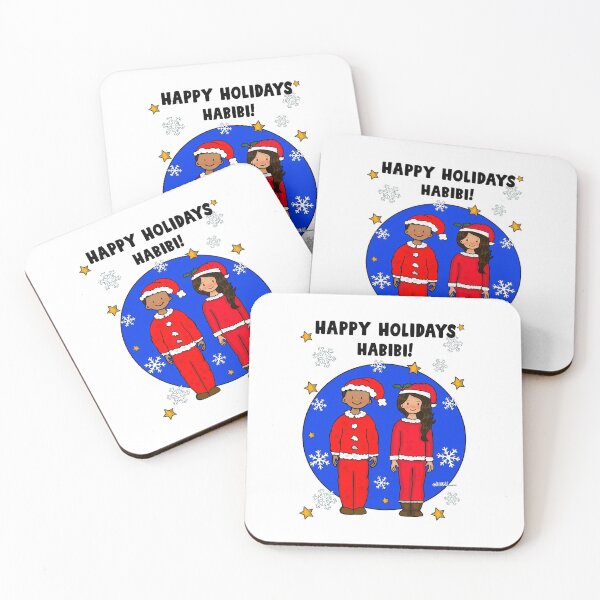 Item preview, Happy Holidays Habibi Arabic  designed and sold by KatQat.