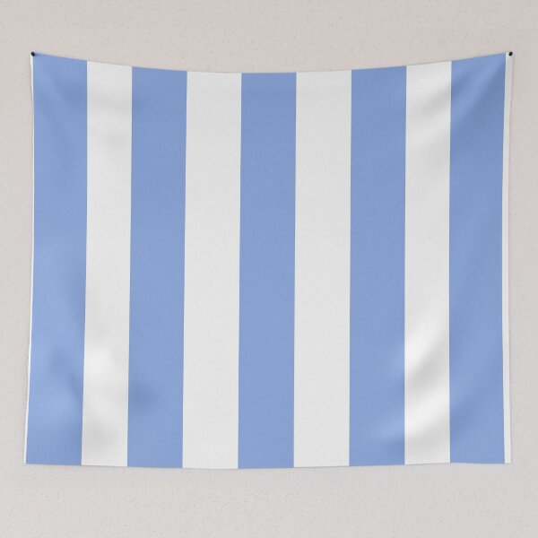 Item preview, Peaceful Sky Blue and White Stripes designed and sold by NECHSTORE.