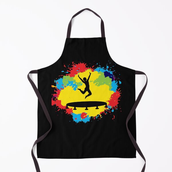 Item preview, Trampoline Park Jumping Jumper Indoor Playground Watercolor designed and sold by CuteDesigns1.