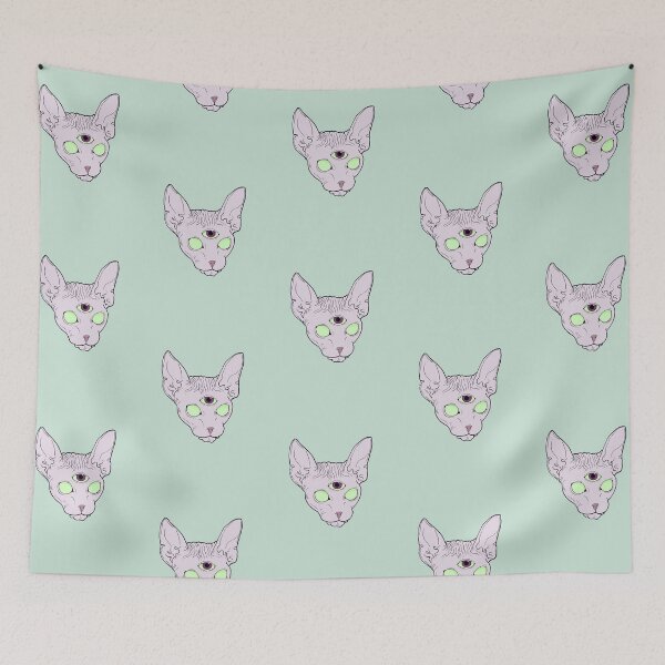 Item preview, The all seeing feline designed and sold by Taylor Yeager.