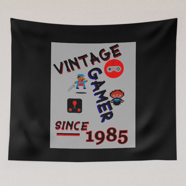 Item preview, Vintage Gamer Since 1985 designed and sold by KathteeDesign.